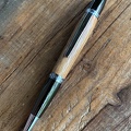 22-1037 Roller-Chrome Gun Metal-Zebra wood