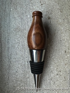 25-1428 Bouchon cone-Lignum Vitae